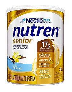 Nutren Senior Pó - Baunilha - 370g - Hiperproteico