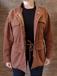 jaqueta de couro feminina colcci