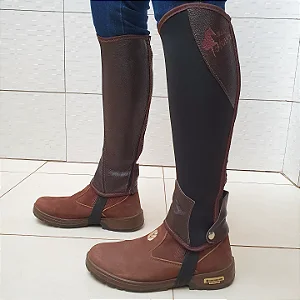 Perneira em Neoprene - MARROM