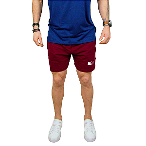 Bermuda EM Masculina Bordô
