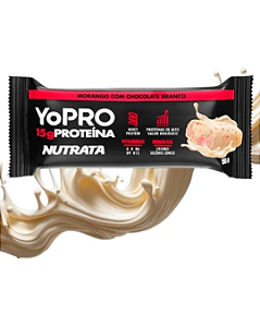 Nutrata YoPRO Sabor Morango com Chocolate Branco 55G