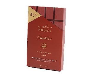 Barra Chocolate ao Leite 45% Nugali 500g