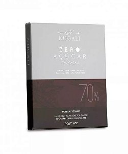 Barra Chocolate 70% Diet Nugali 40g