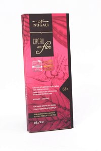 Barra De Chocolate 63% Com Pimenta Rosa 85g