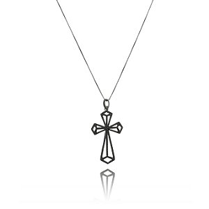 Pingente crucifixo conexo vazado Ref. 85310