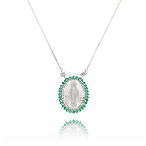 Colar Nossa Senhora das Graças color Ref.80651