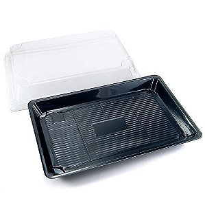 Embalagem Retangular Sushi II Combinados 100 Unidades