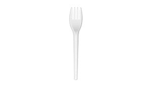 Garfo Sobremesa Branco 20x50 Unidades