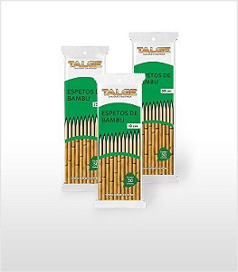 Espeto De Bambu 30cm Talge 1000 Unidades