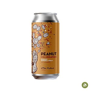 Cerveja Ux Brew Peanut Celebration Russian Imperial Stout com Amendoim - Lata 473ml
