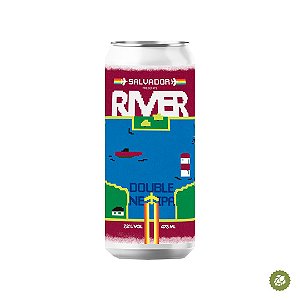 Cerveja Salvador Brewing River Double New England IPA - Lata 473ml