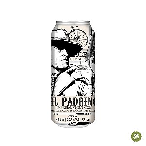 Cerveja Vintage Il Padrino Imperial Stout com Amendoim e Doce de Leite - Lata473ml