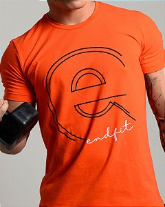 Camiseta Masculina End Fit - Orange Dot