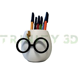 Vaso Decorativo Harry Potter Porta Lápis Caneta Porta treco 10 cm