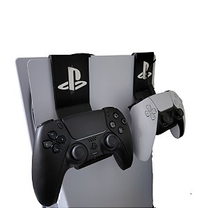 Suporte Horizontal Preto para PlayStation 5 de Mídia Física - Estabilidade  e Organização