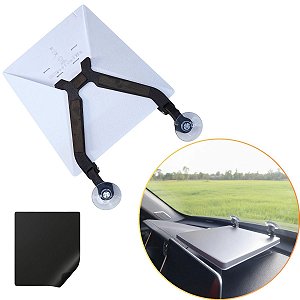 Suporte Starlink Mini para Carro Anti Multas Fixação No Painel + Adesivo Anti Reflexo