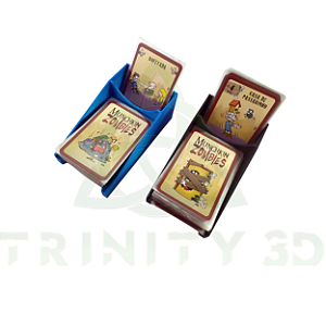 Porta Cartas Deck e Descarte - Compatível com sleeves até 65x100mm