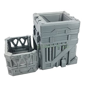 Torre de dados Sci-fi para Board Game e RPG - Zombicide Invader