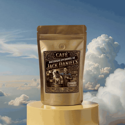 Café maturado em barril de Jack Daniel's