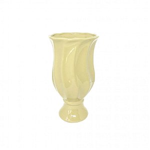 VASO ONDULADO AMARELO CANDY