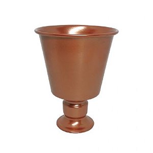 VASO DE METAL CONE ROSE GOLD