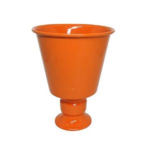 VASO DE METAL CONE LARANJA