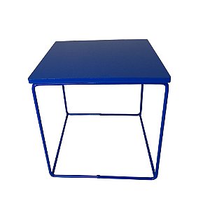 CUBO DE ALTURA DE FERRO QUADRADO AZUL ROYAL