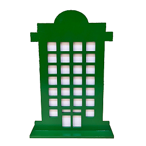 DISPLAY MDF PREDIO REDONDO VERDE