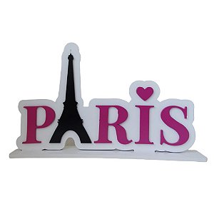 Display Mdf Placa Paris Boneca Decorativa Festa