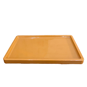 Bandeja Mosaico Retangular Festa Só Boleiras Mostarda