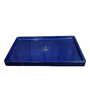 BANDEJA MOSAICO RETANGULAR AZUL MARINHO