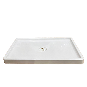 Bandeja Mosaico Retangular Festa Só Boleiras Branco