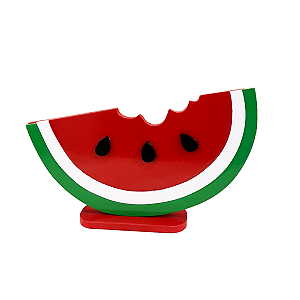 DISPLAY MDF FRUTINHAS MELANCIA MORDIDA VERMELHA