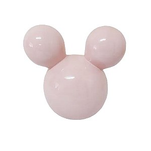 CABECA MOUSE  CERAMICA ROSA BEBE