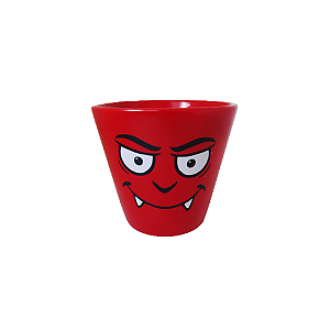 CACHEPOT HALLOWEEN VAMPIRO VERMELHO