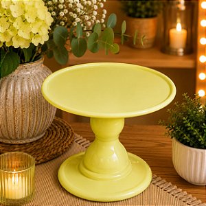 PRATO MOSAICO PE SIMPLES 14,5X22 AMARELO CANDY