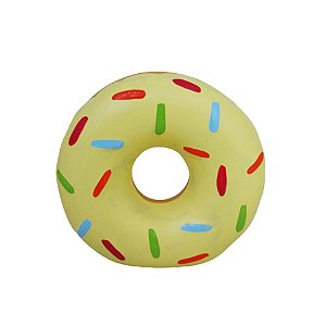 Donuts Amarelo Candy Em Pé Cofre Decorar Cerâmica Festas