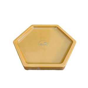 BANDEJA MOSAICO SEXTAVADA GDE 18CM MOSTARDA