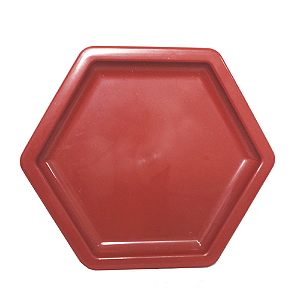 BANDEJA MOSAICO SEXTAVADA GDE 18CM TERRACOTA