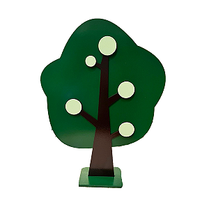 ARVORE MDF GRANDE VERDE ESCURO