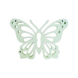 BORBOLETA FRUFRU MDF GRANDE VERDE CANDY