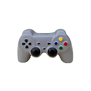 CONTROLE DE VIDEO GAME DE CERAMICA CINZA