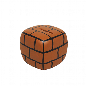 Cubo Tijolo Bloco De Cerâmica Decorativo Festa Games Jogos
