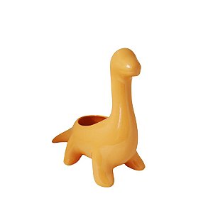 DINOSSAURO CERAMICA MOD 1 LARANJA