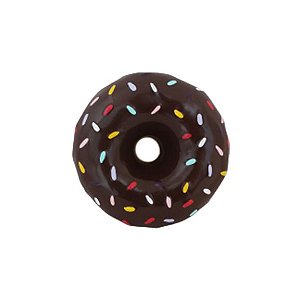 DONUTS CERAMICA MARROM