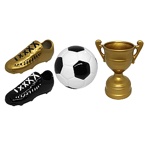 Kit Futebol Decorativo Mesa Festa Aniversário Copa Seleção