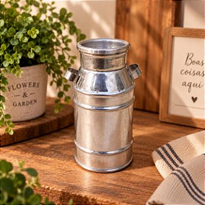 Leiteira Metal PP 14,5ALT x 8 CM Decorativa Festas Enfeite