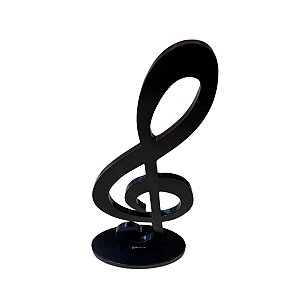 NOTA MUSICAL MODELO 3 PRETO MDF
