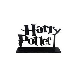 Placa Mdf Imagem Feitiços Harry Potter 22x32 Cm