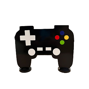 PLACA MDF CONTROLE VIDEO GAME